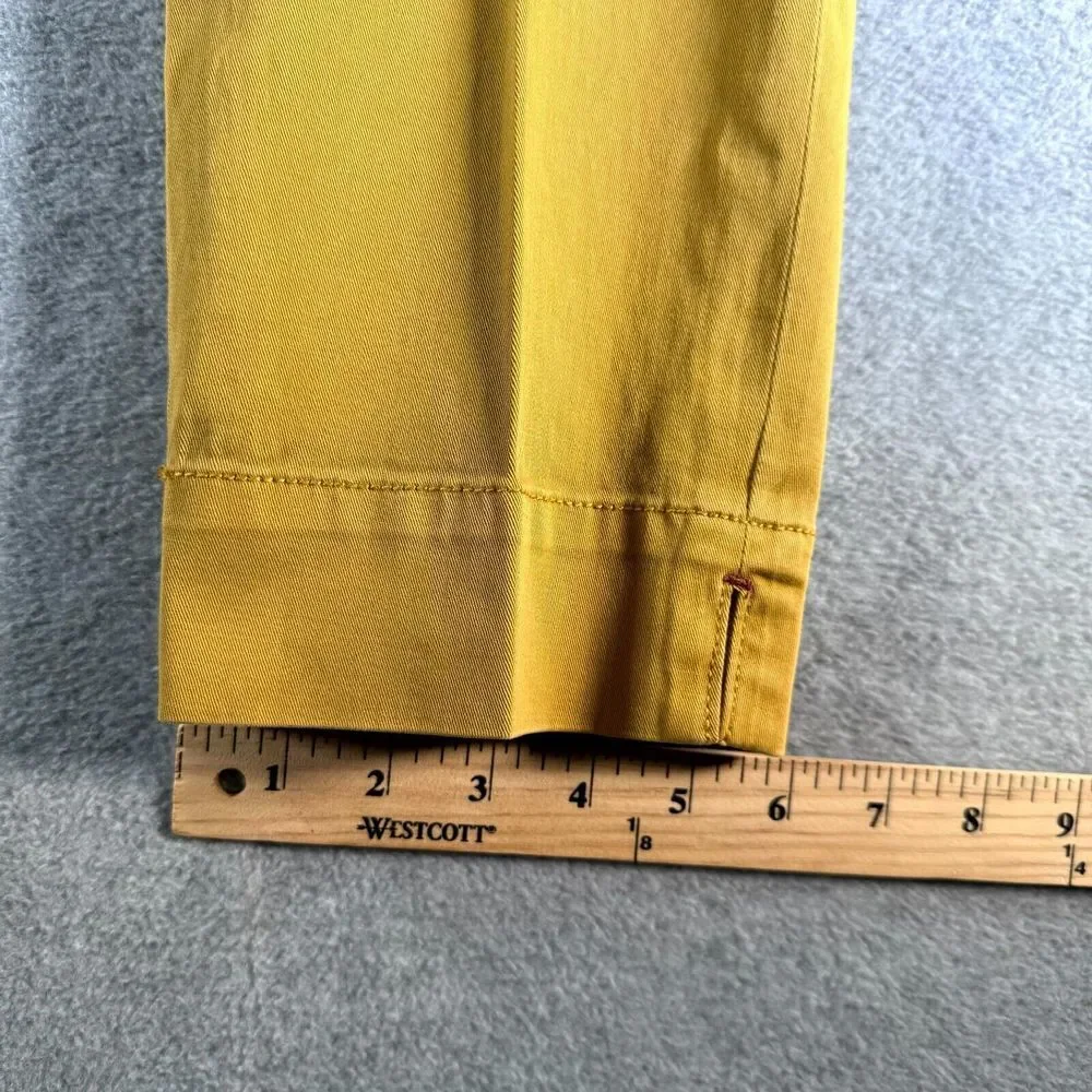 Anthropologie Pilcro and The Letterpress Stet Pants Women's 30 Mustard Mid Rise‎